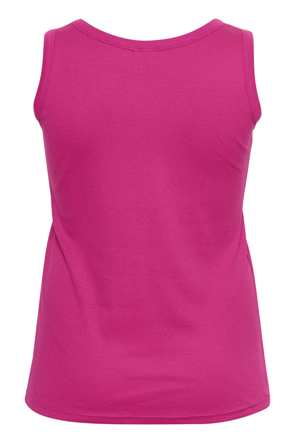 Kaffe Curve Carina Vest Top in Fuchsia