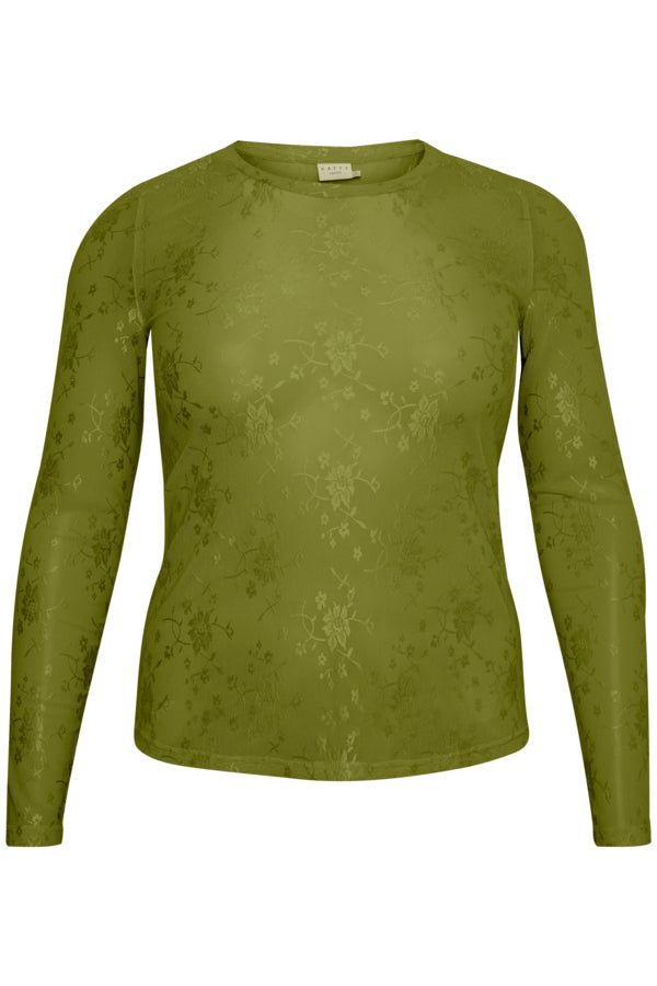 Kaffe Curve Niko Top in Green