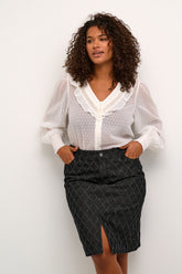 Kaffe Simala Blouse in White