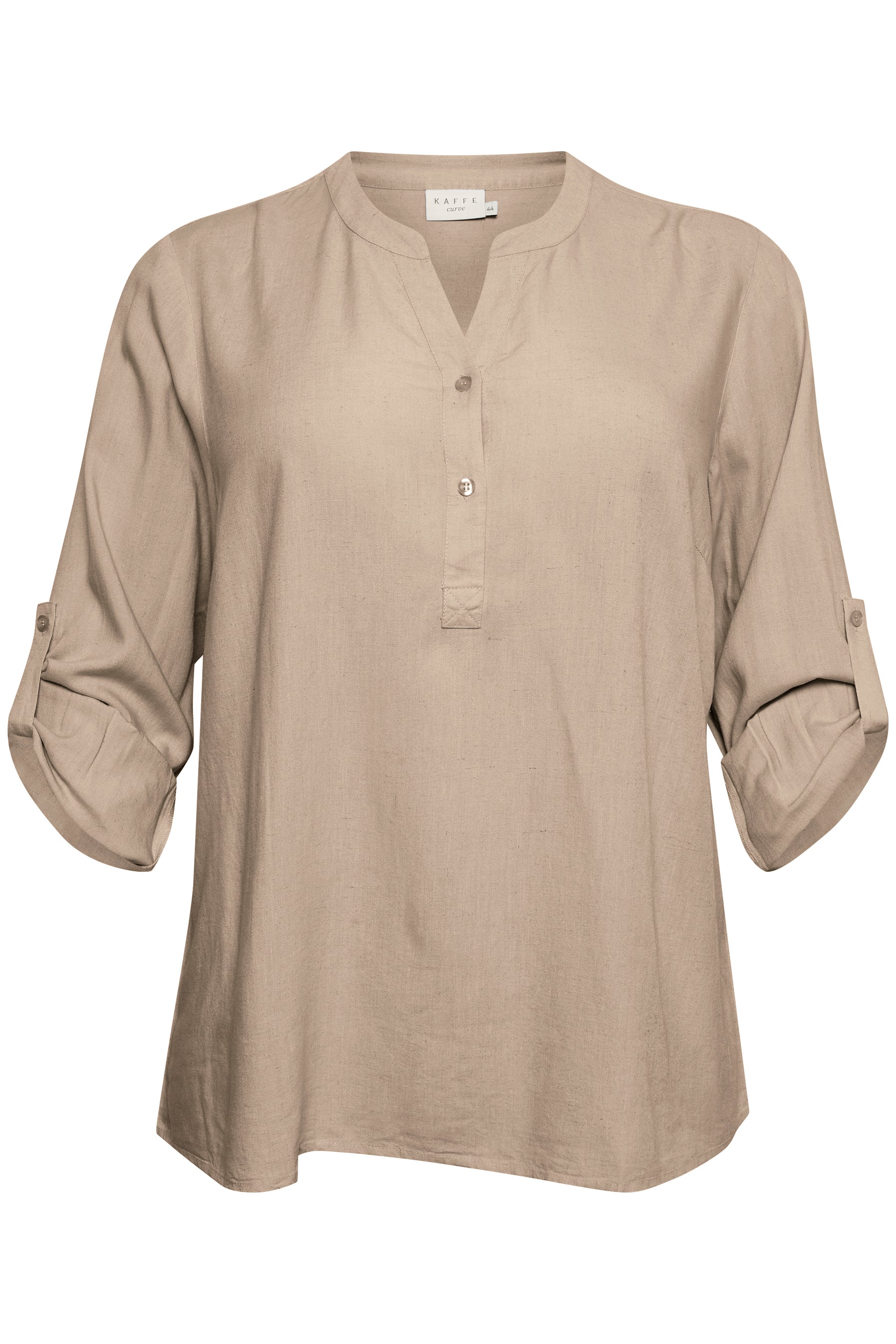 Kaffe Curve Millie Taupe Blouse