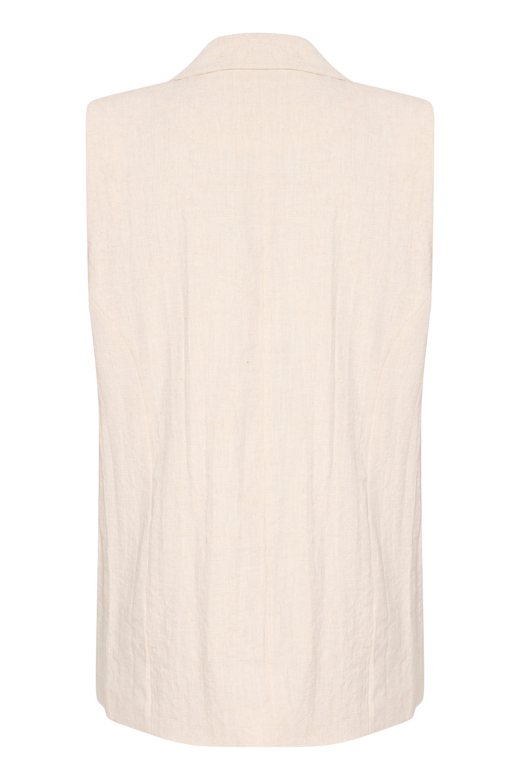 Kaffe Curve Niella Waistcoat in Beige
