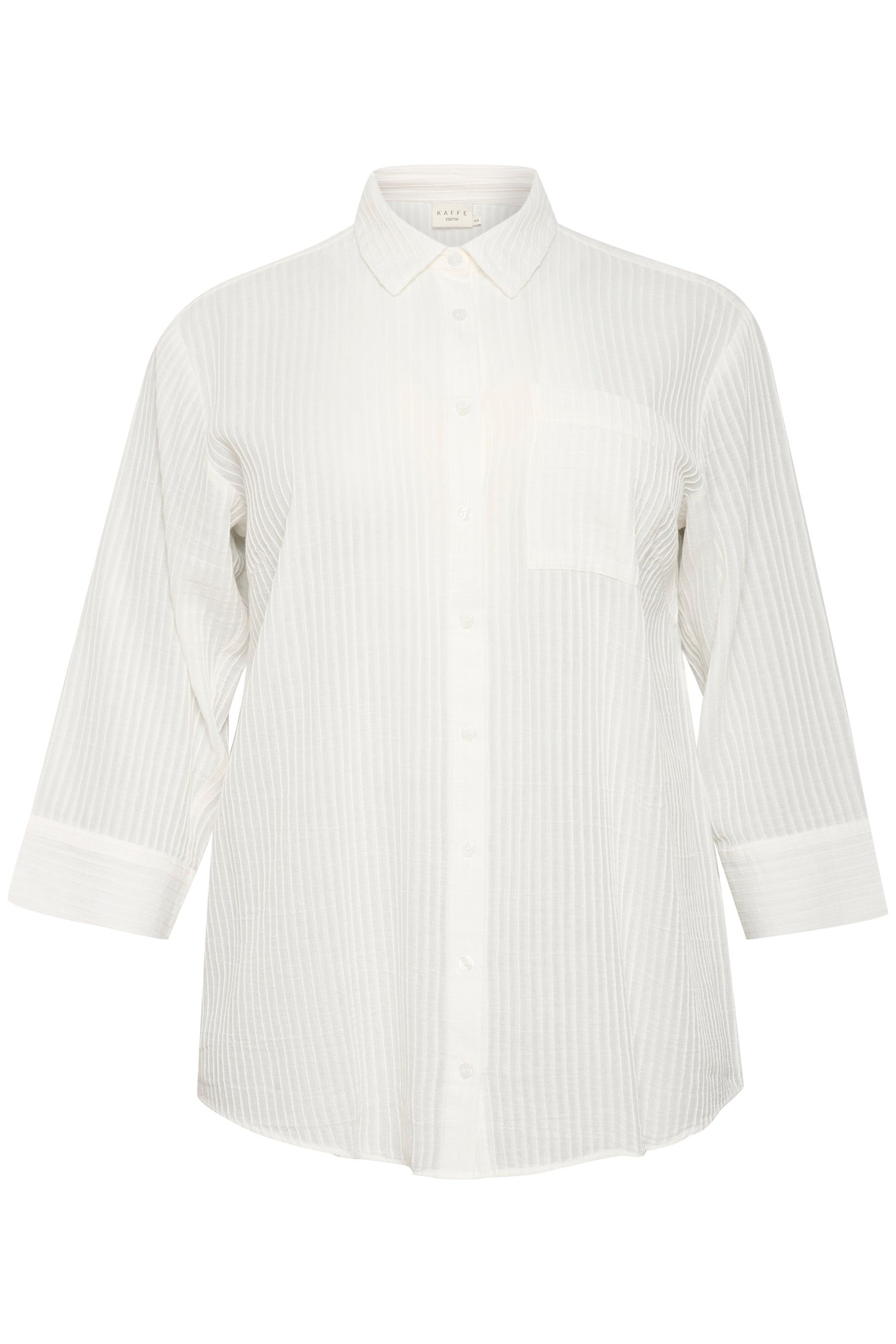 Kaffe Curve Alana Shirt in Cream