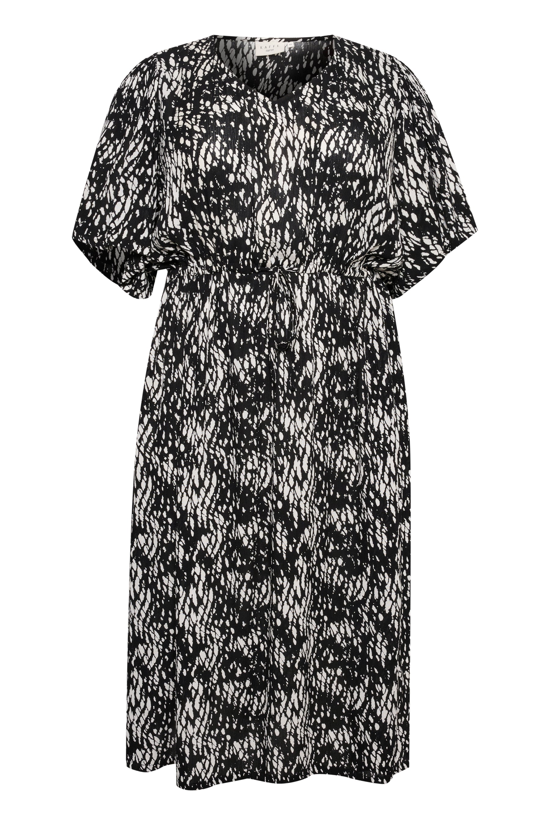 Kaffe Curve Ami Dress in Snake Print