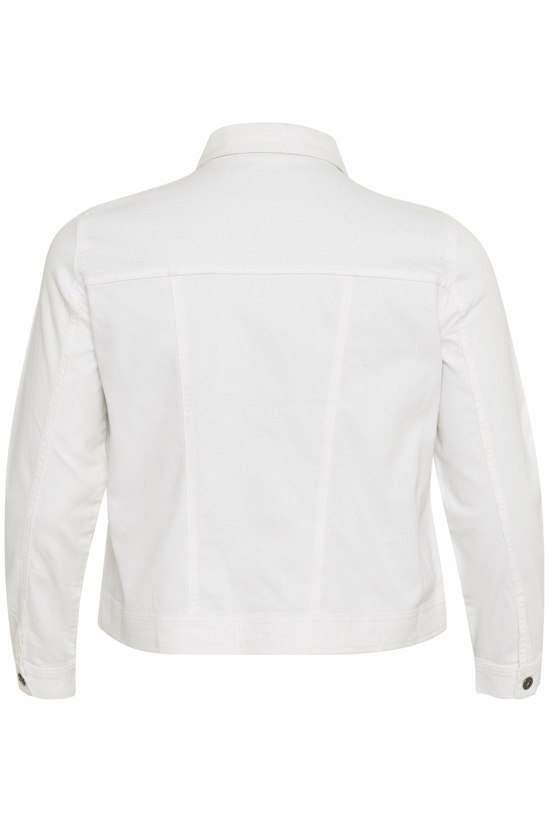 Kaffe Curve White Denim Jacket