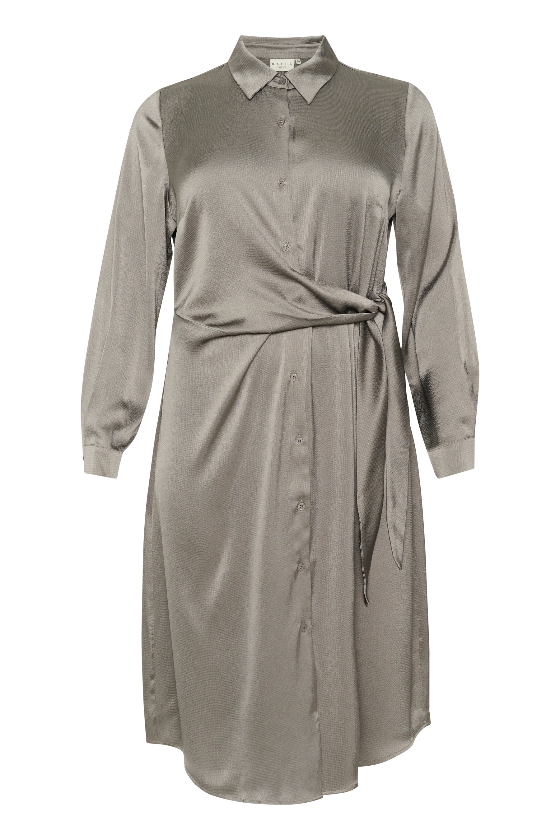 Kaffe Curve Loana Dress in Grey