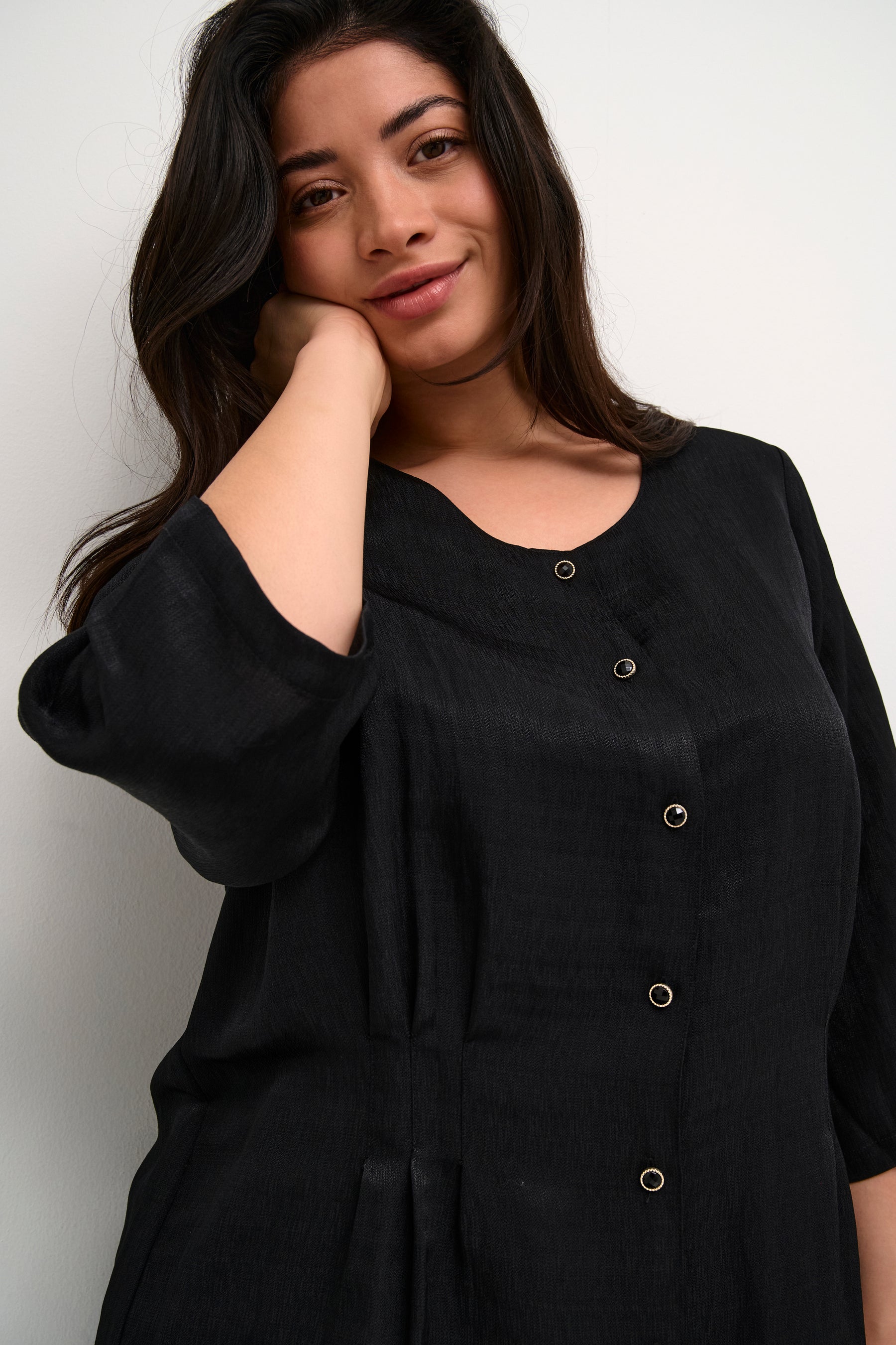 Kaffe Curve Mickela Shirt in Black