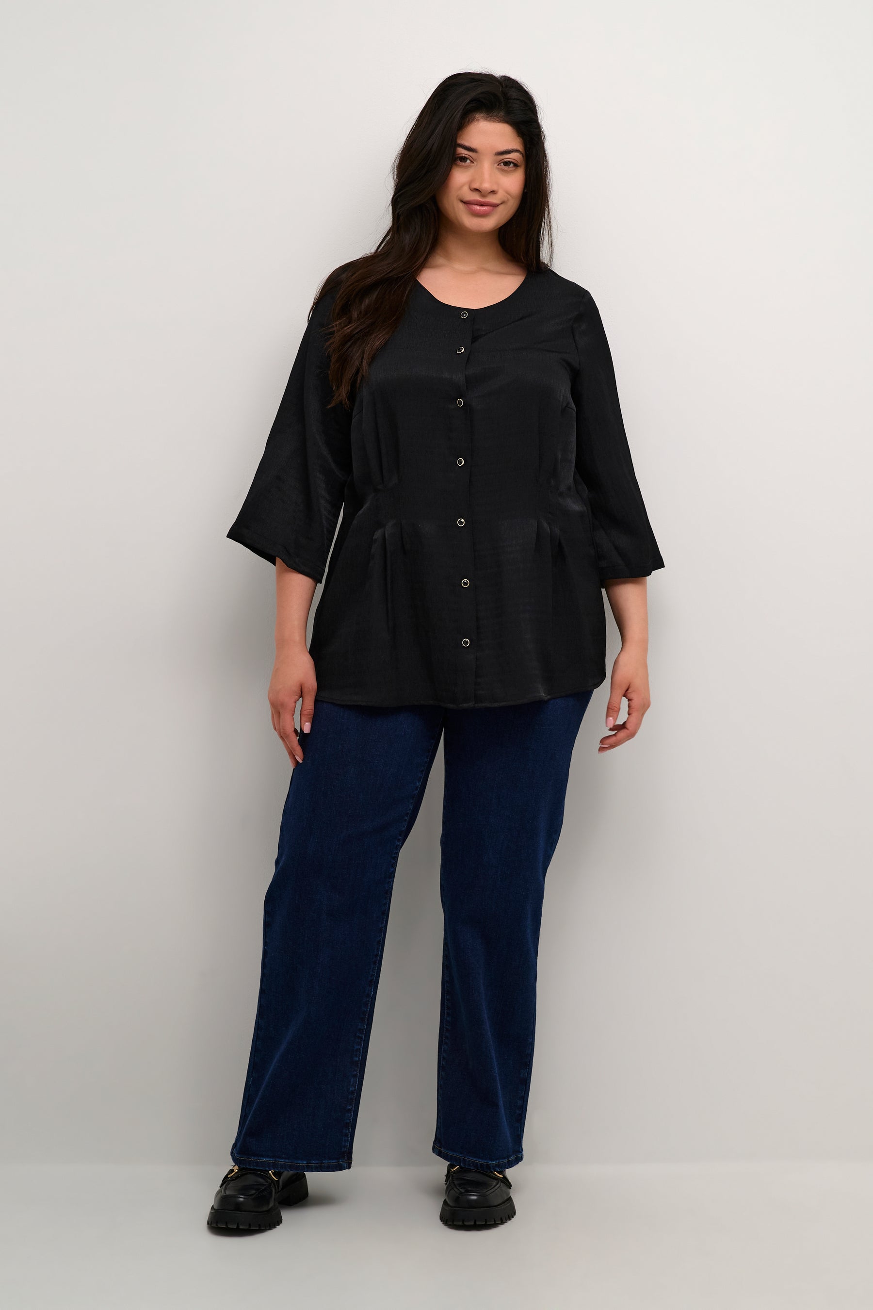 Kaffe Curve Mickela Shirt in Black