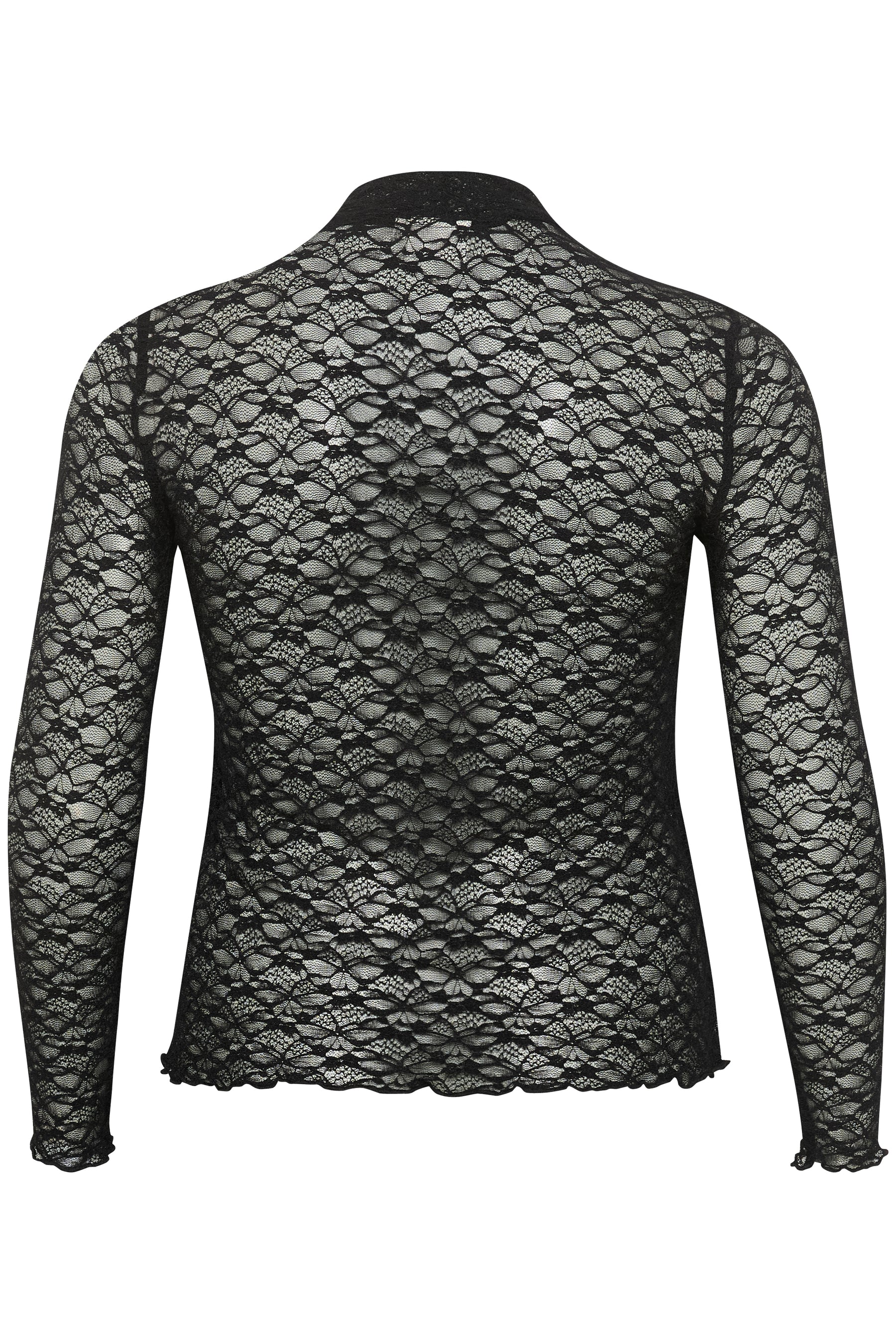 Kaffe Curve Jolina Lace Top in Black
