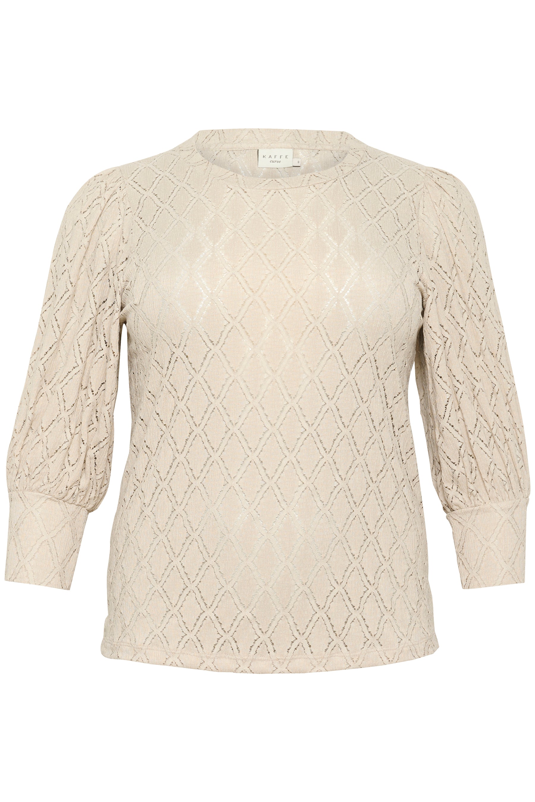 Kaffe Curve Tia Blouse in Beige