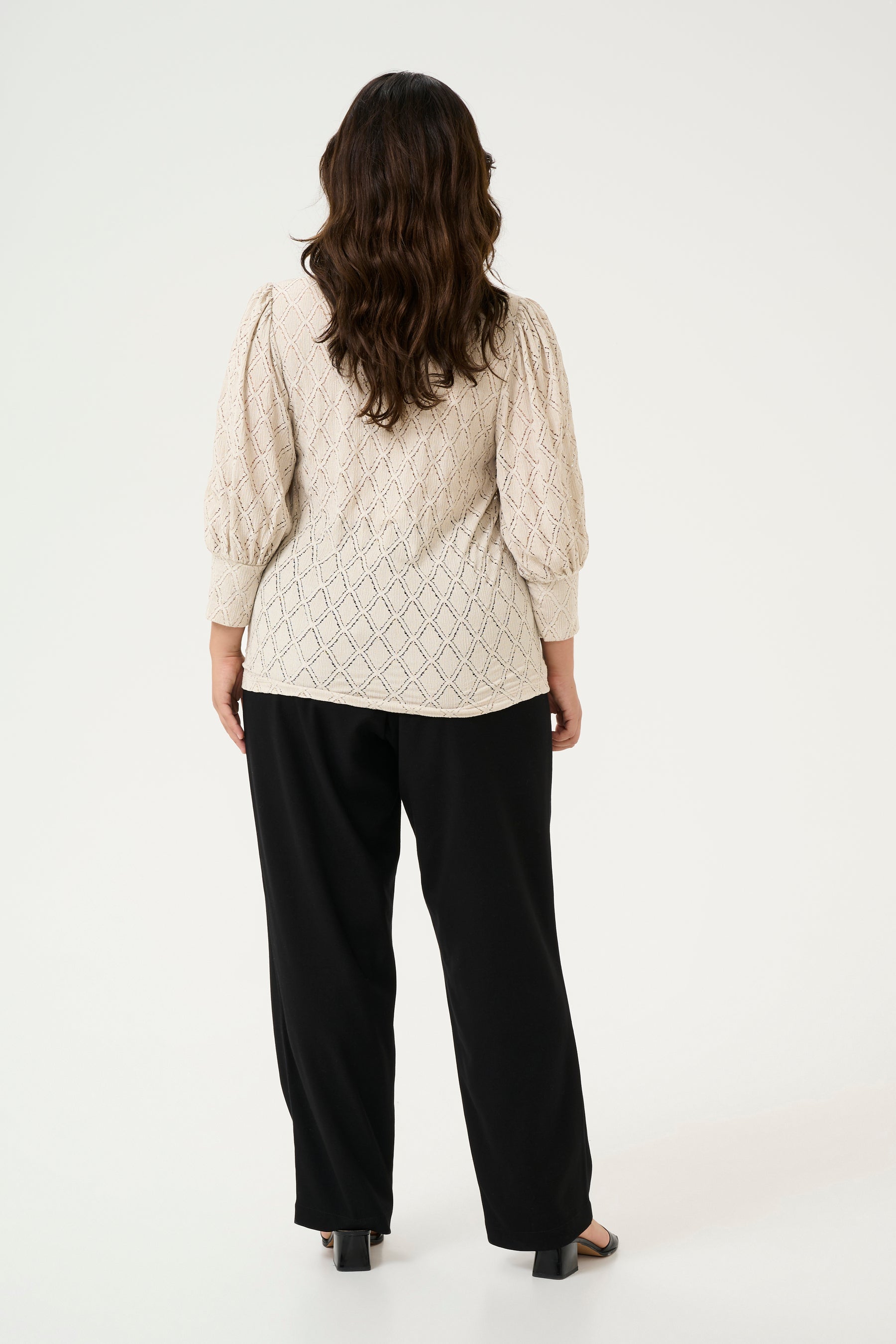 Kaffe Curve Tia Blouse in Beige