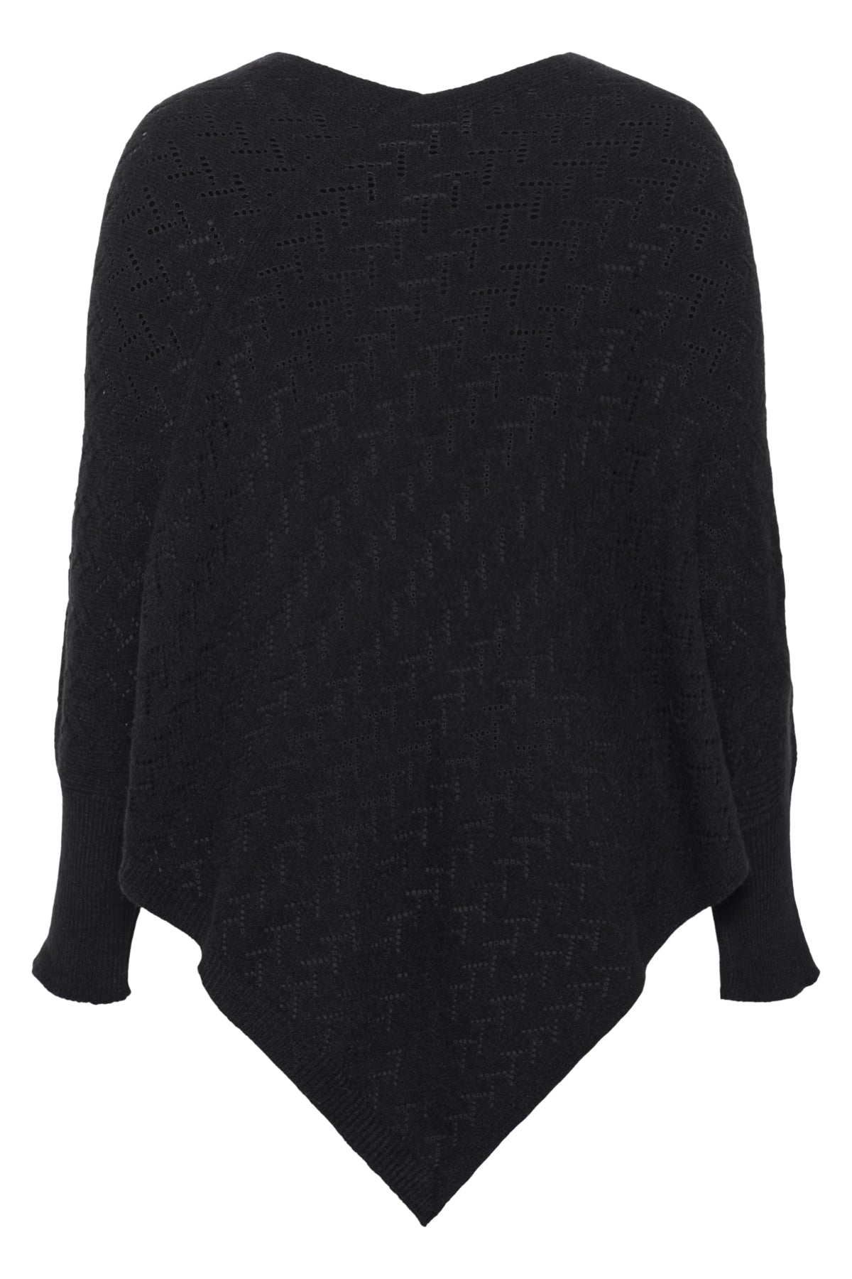 Kaffe Curve Olina Poncho in Black