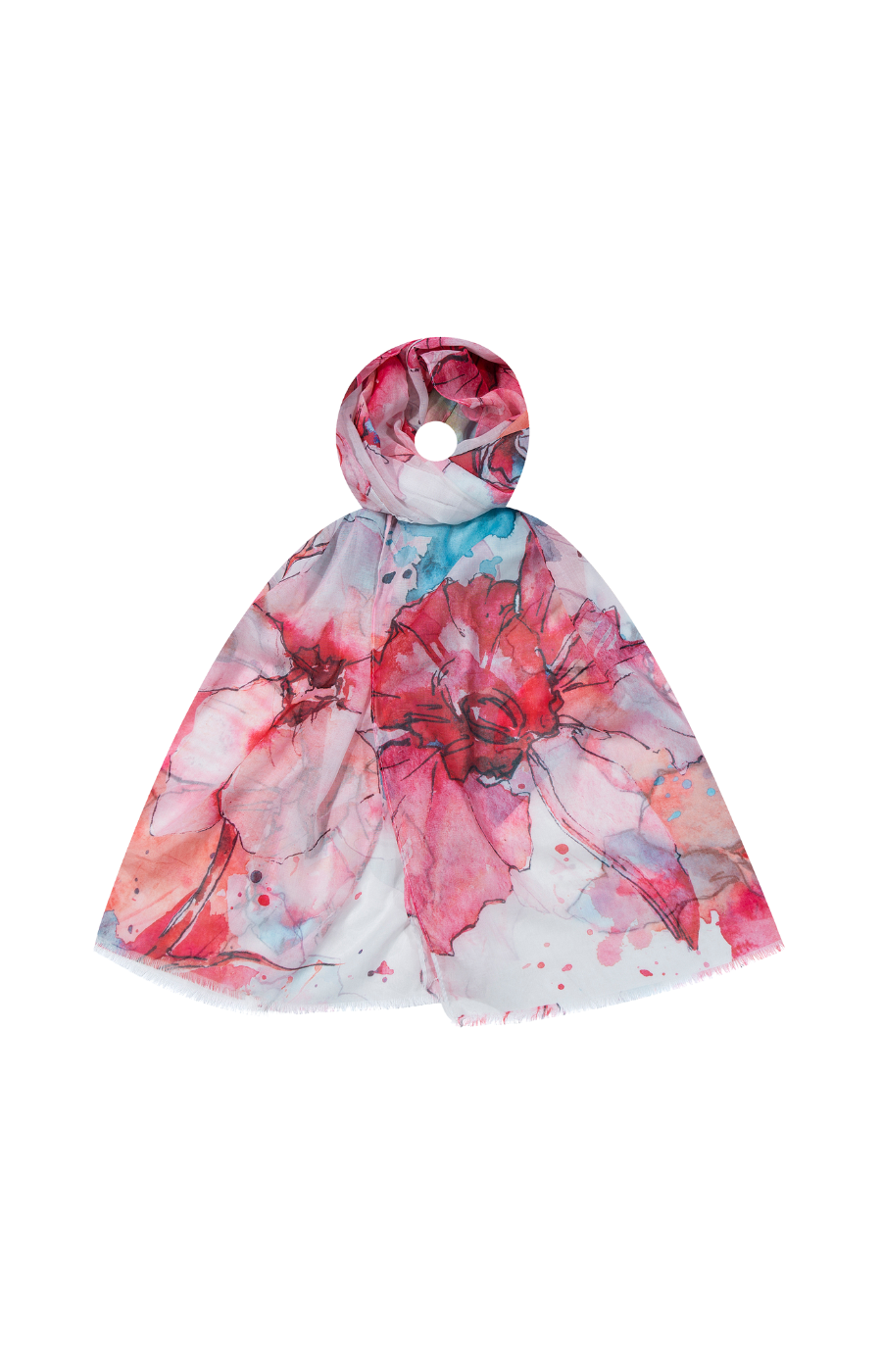 Celeste Scarf in Red