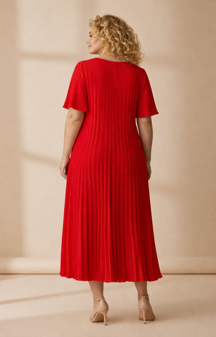 Celine Dress in Red