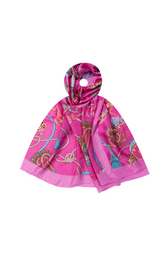 Amara Scarf in Fuchsia