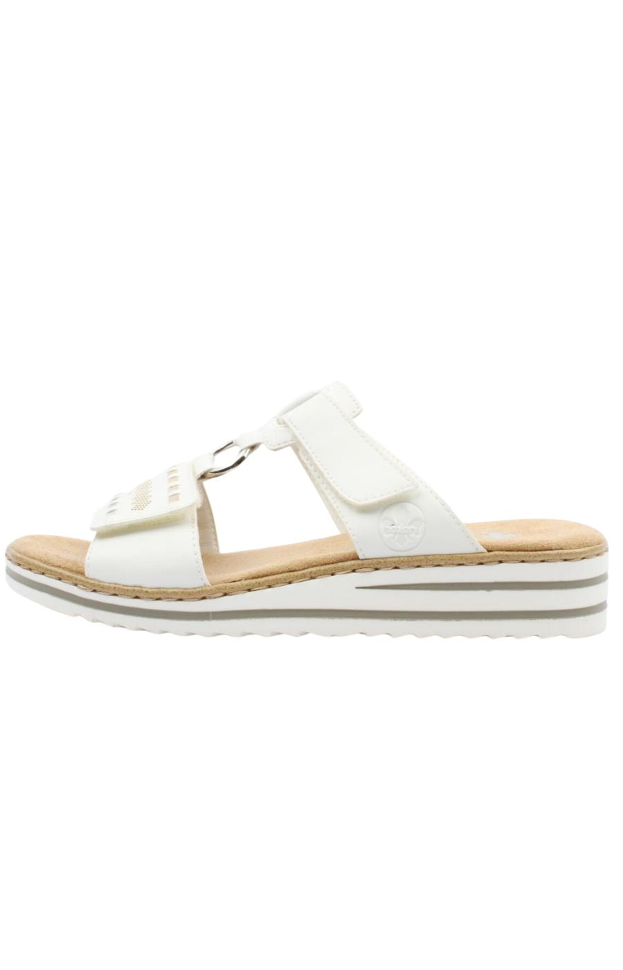 Rieker White Loop Sandal