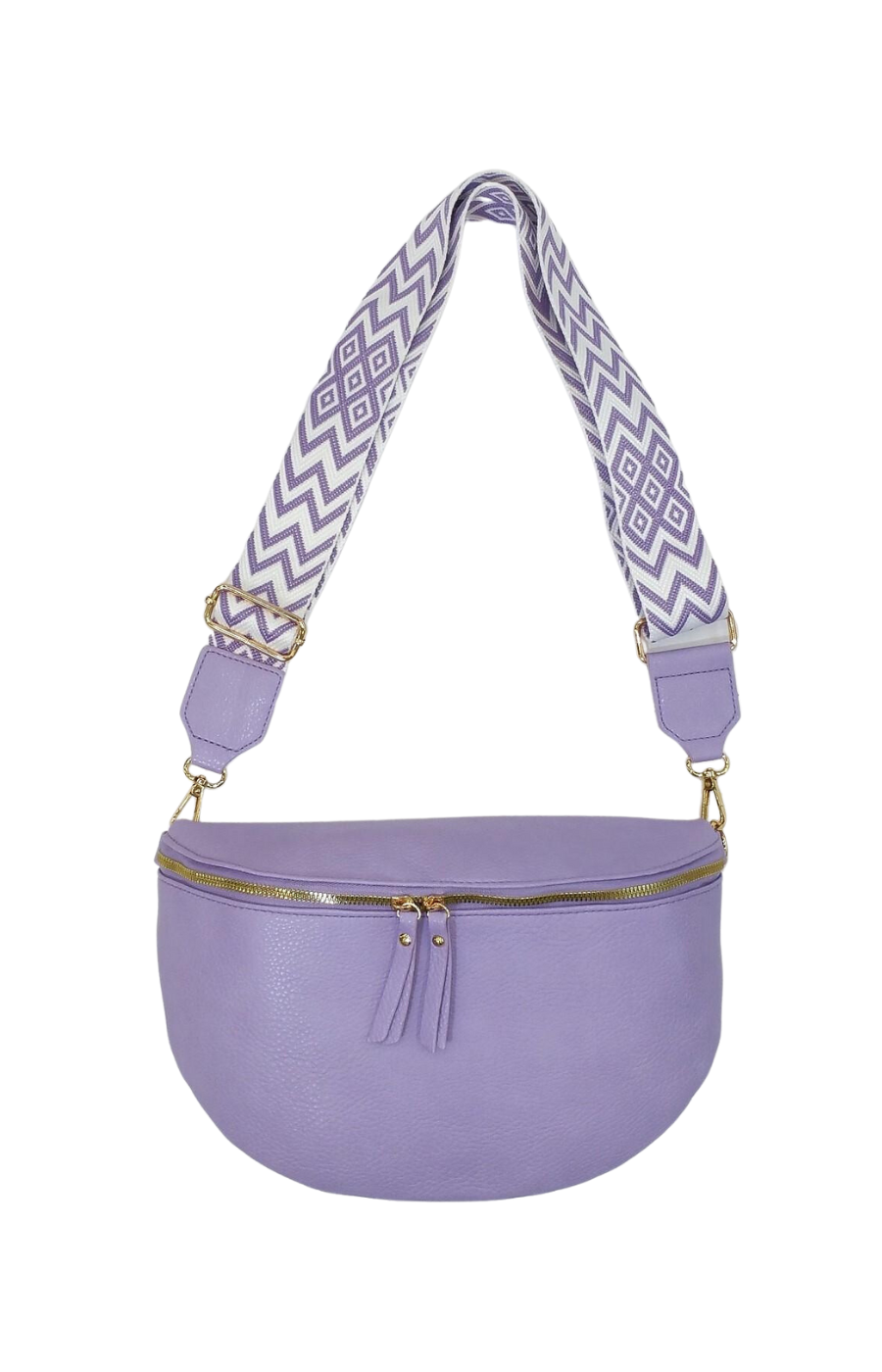 Naoise Cross Body Bag Lilac Plus Size Clothing Wardrobeplus.ie