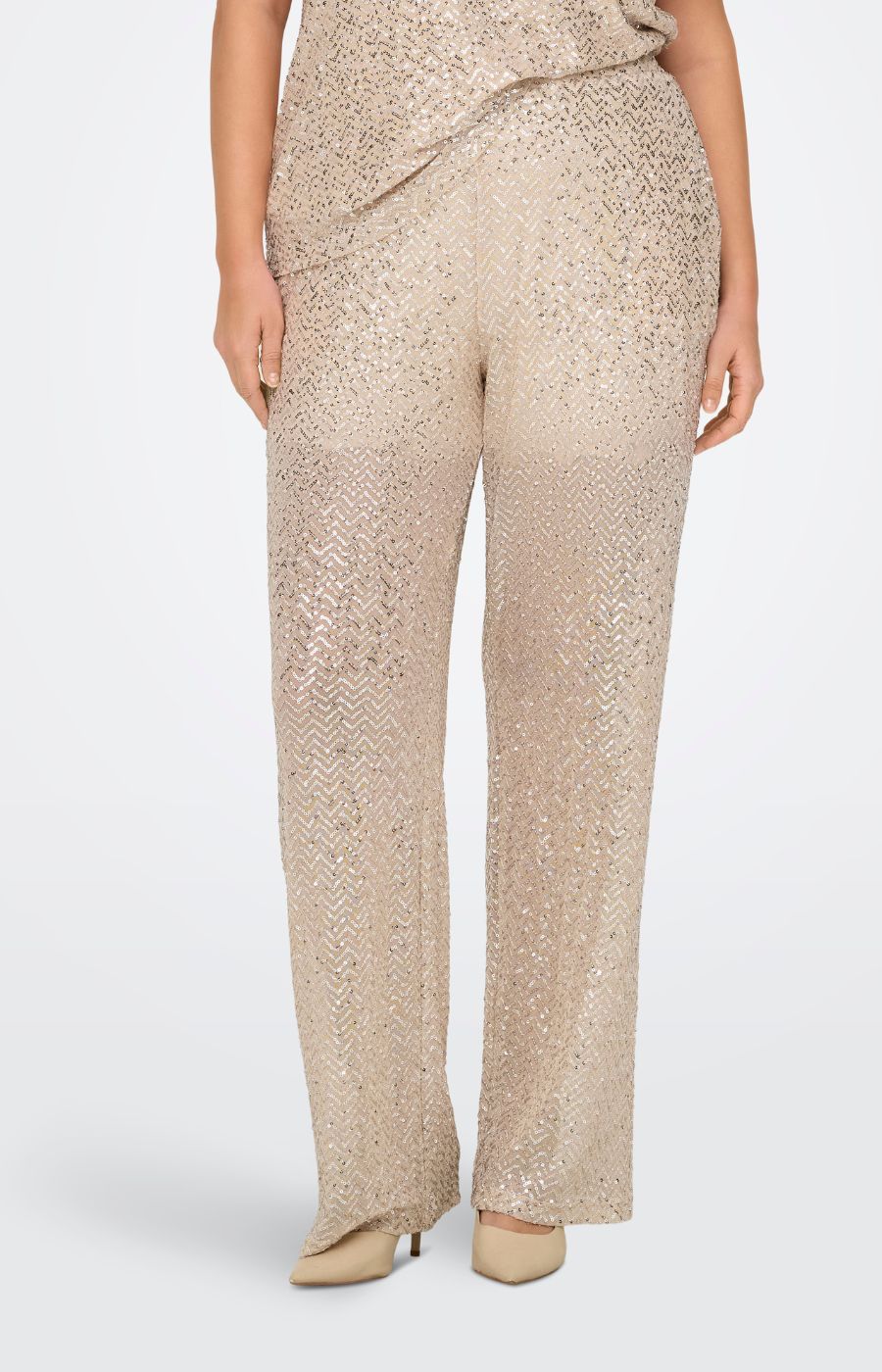 Only Carmakoma Viviana Sequin Trousers