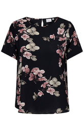 Only Carmakoma Vica Blouse in Black Autum