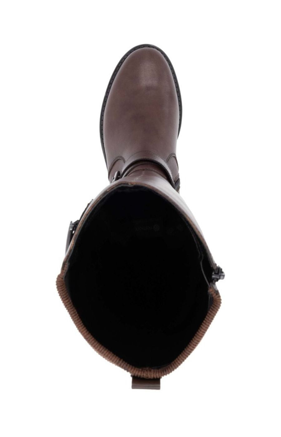 Remonte Knee High Buckle Boot in Brown