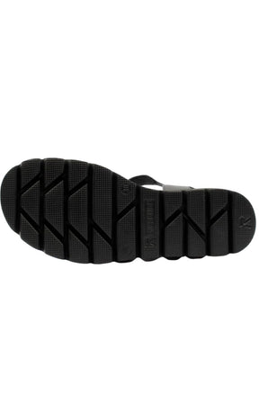 Rieker Black Strapped Sandal