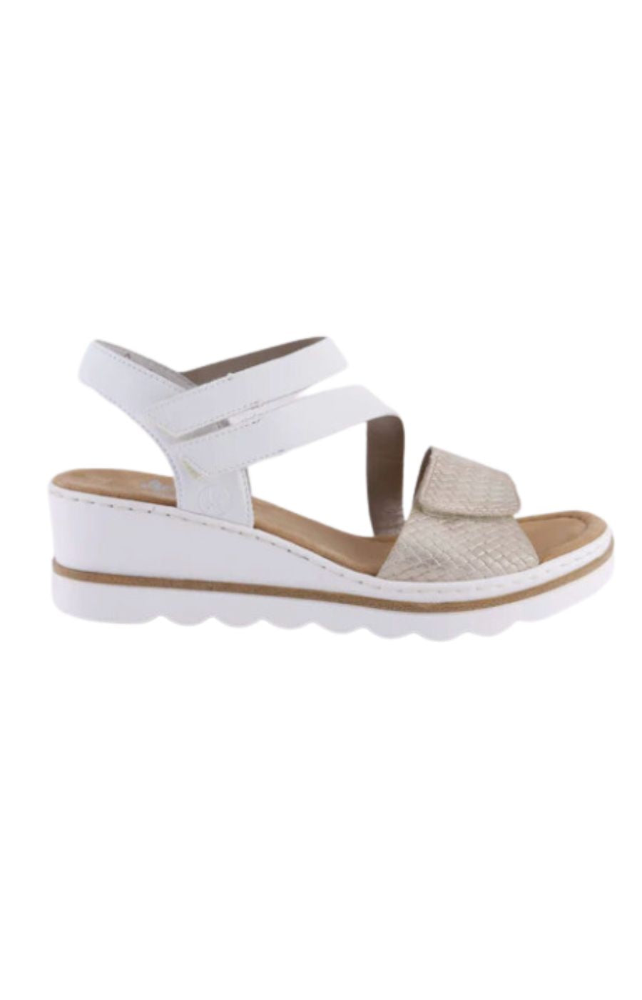 Rieker Strapped Wedge Sandal