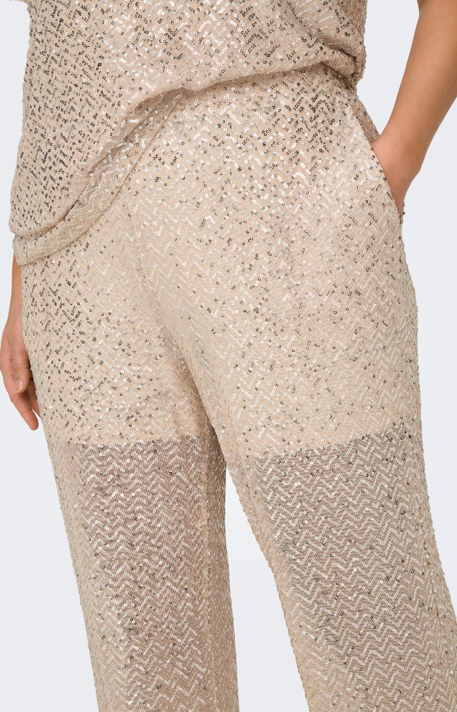 Only Carmakoma Viviana Sequin Trousers