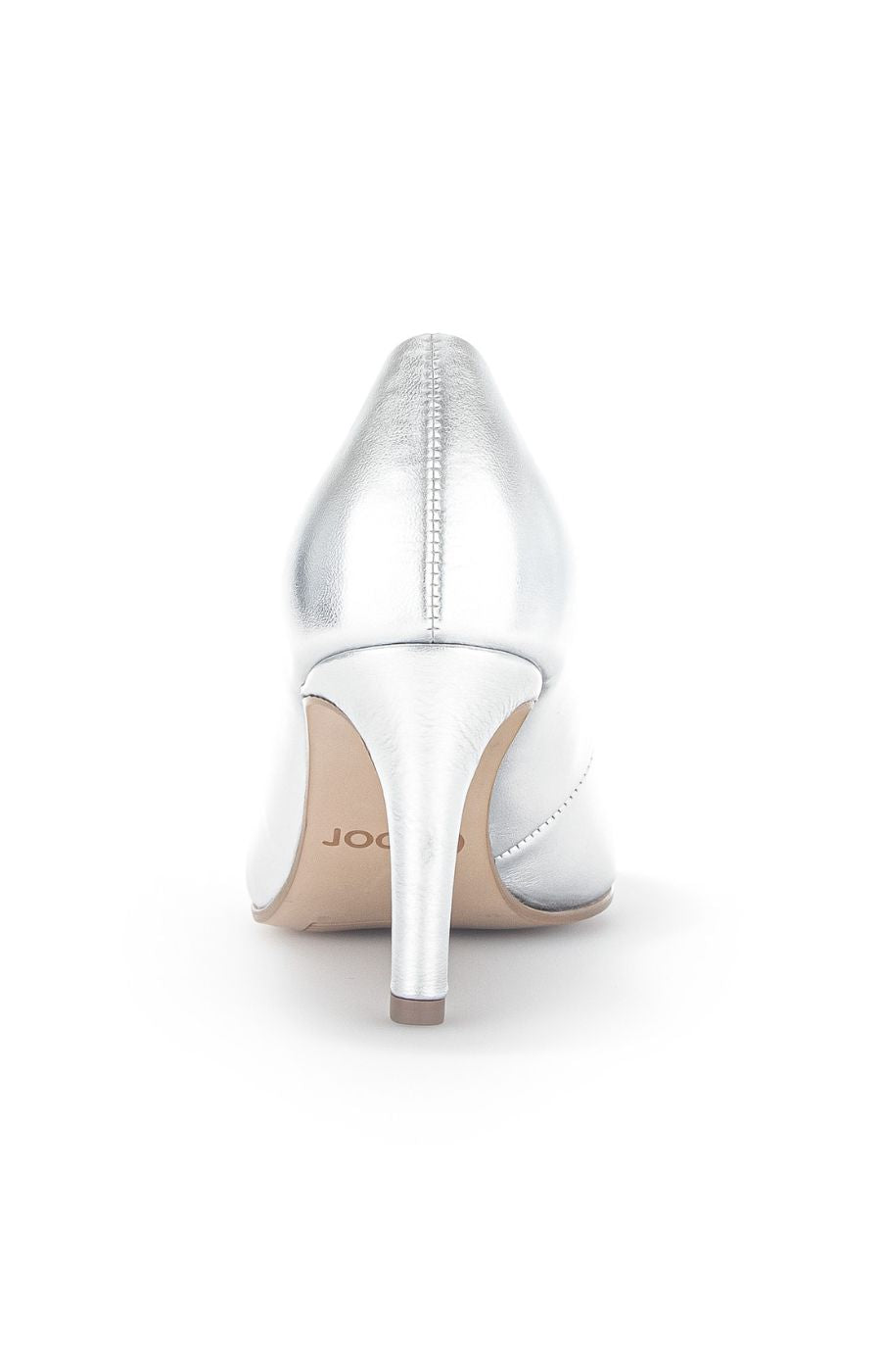 Gabor Court Shoe in Silver