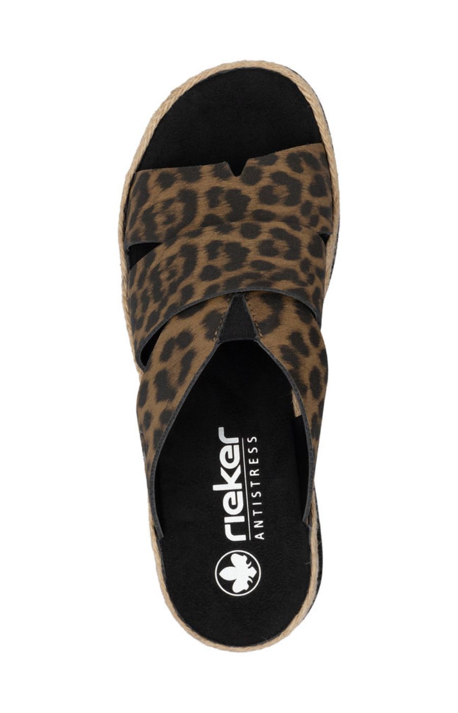 Rieker Leopard Print Sandal