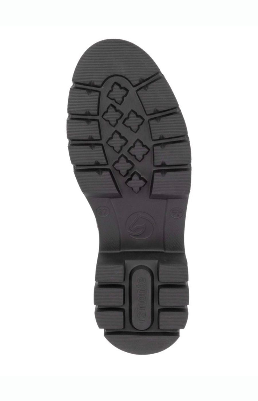 Remonte Black and Gold Print Boot