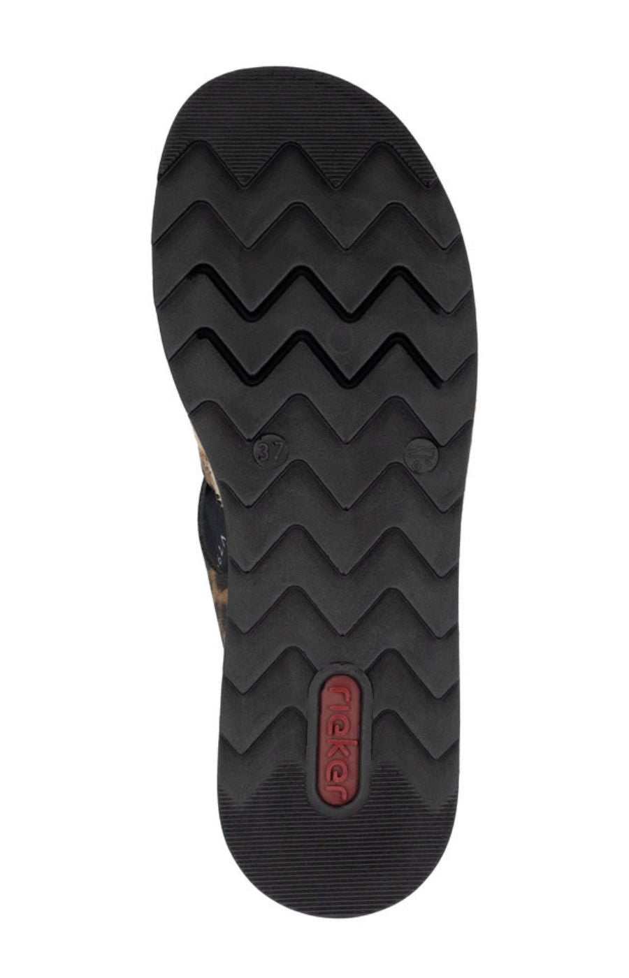 Rieker Leopard Print Sandal