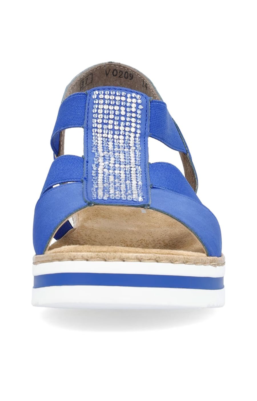 Rieker Blue Diamante Sandal