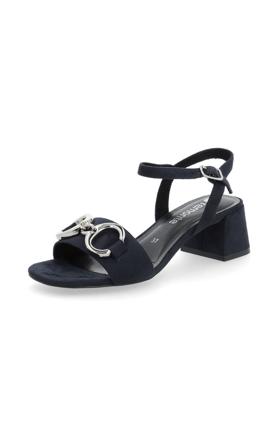 Remonte Block Heeled Sandal in Navy