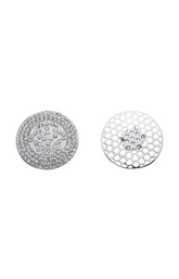 Nova Magnetic Brooch in Silver