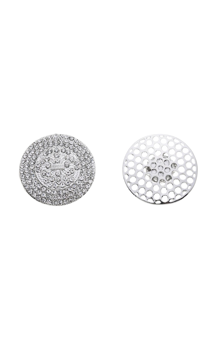 Nova Magnetic Brooch in Silver