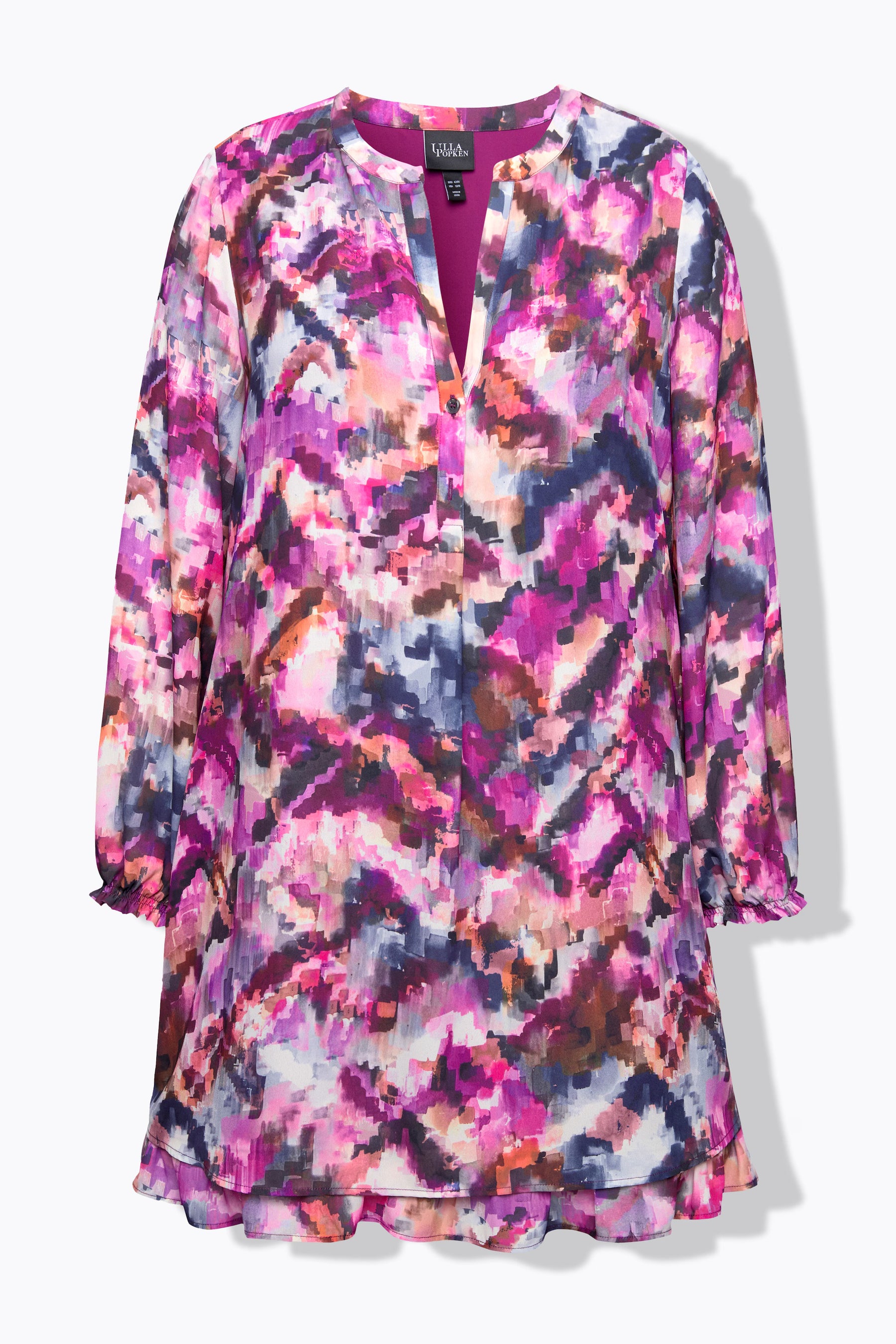 Ulla Popken Pixel Tunic in Pink