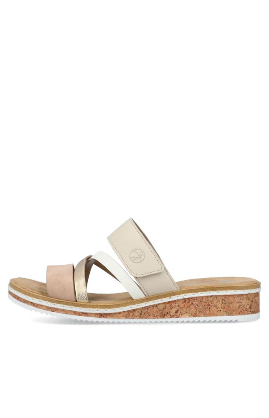 Rieker Nude Metallic Sandal