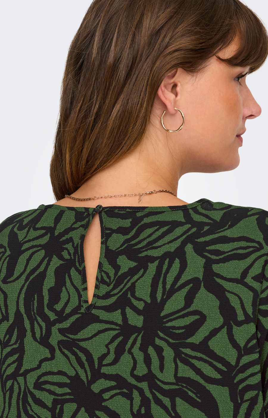 Only Carmakoma Vica Blouse in Rifle Green