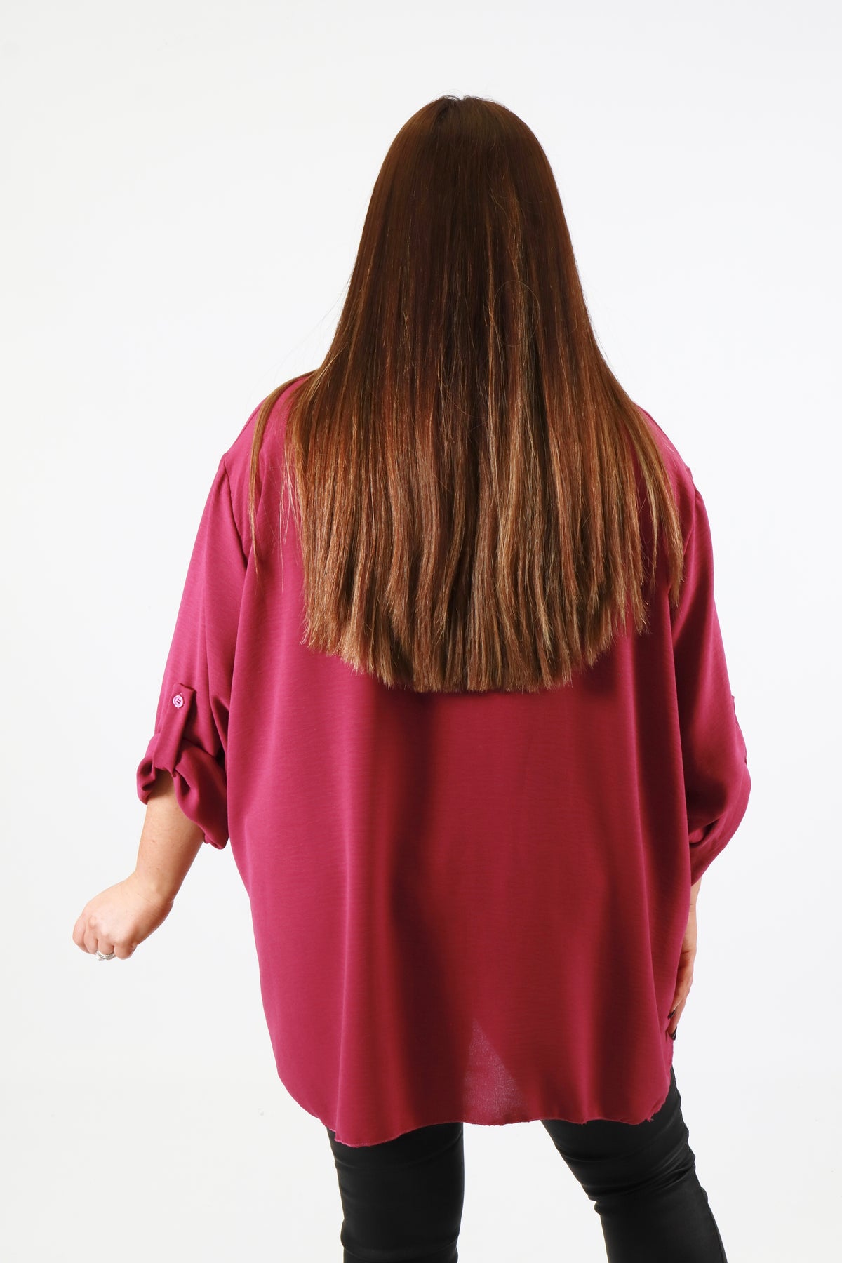 Ada Blouse in Magenta