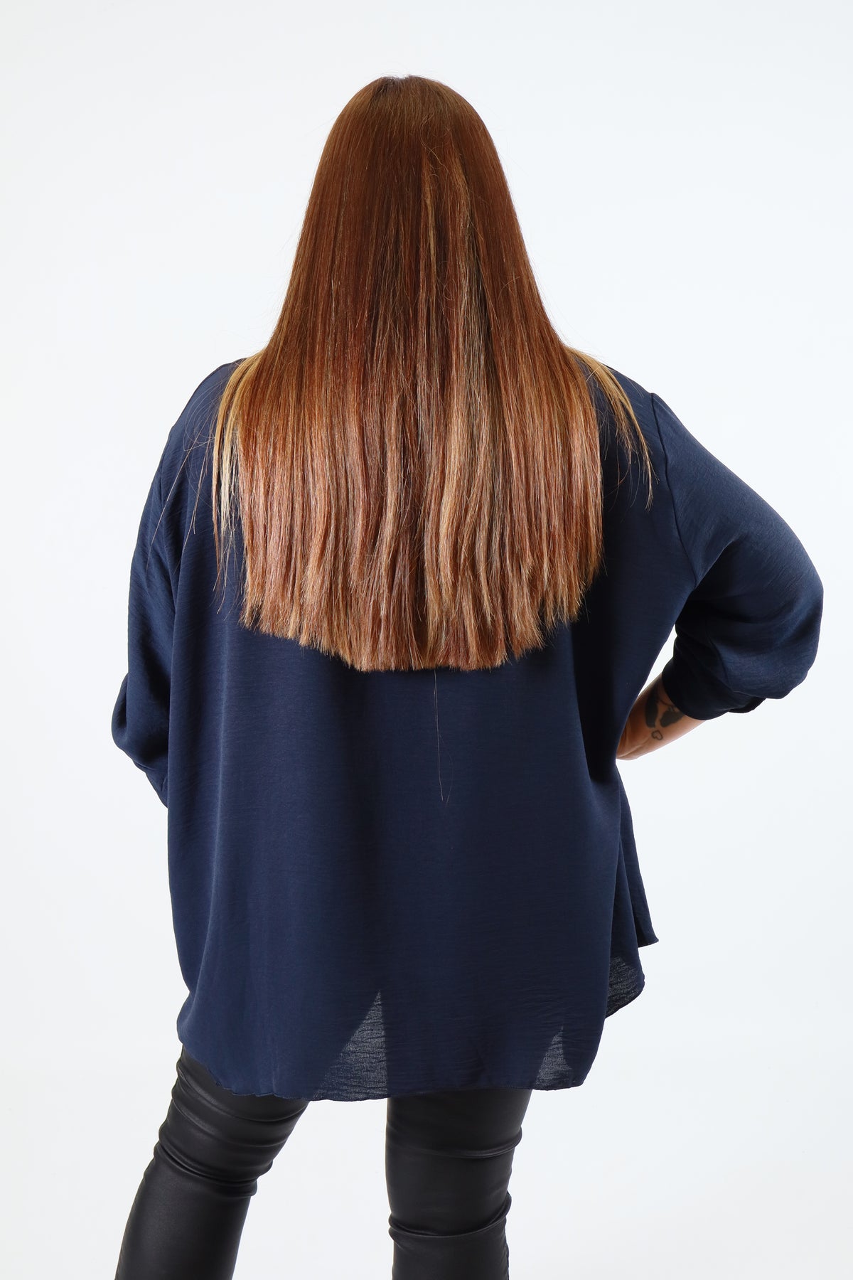 Ada Blouse in Navy