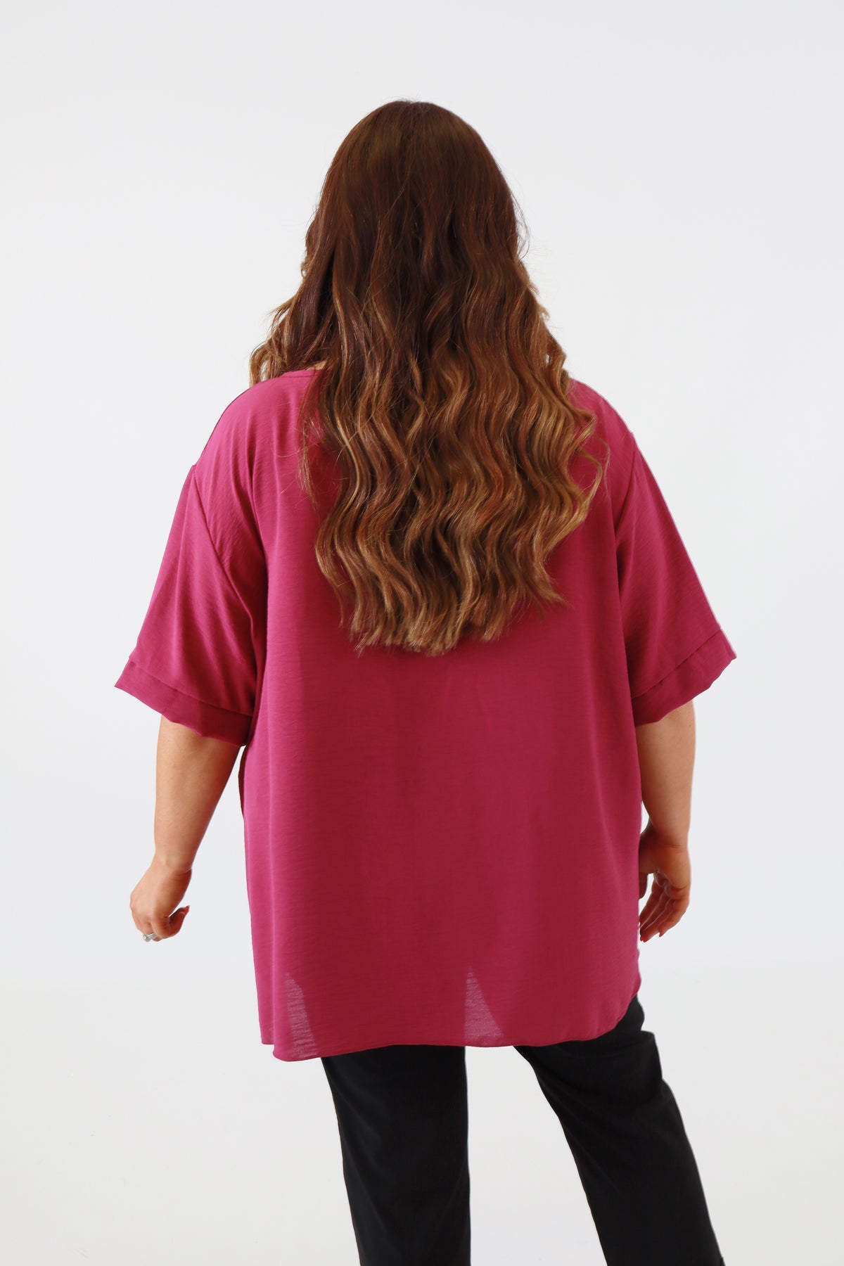 Adaline Blouse in Plum