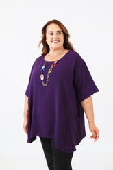Adaline Blouse in Purple