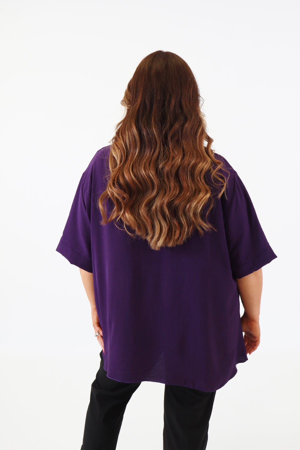 Adaline Blouse in Purple