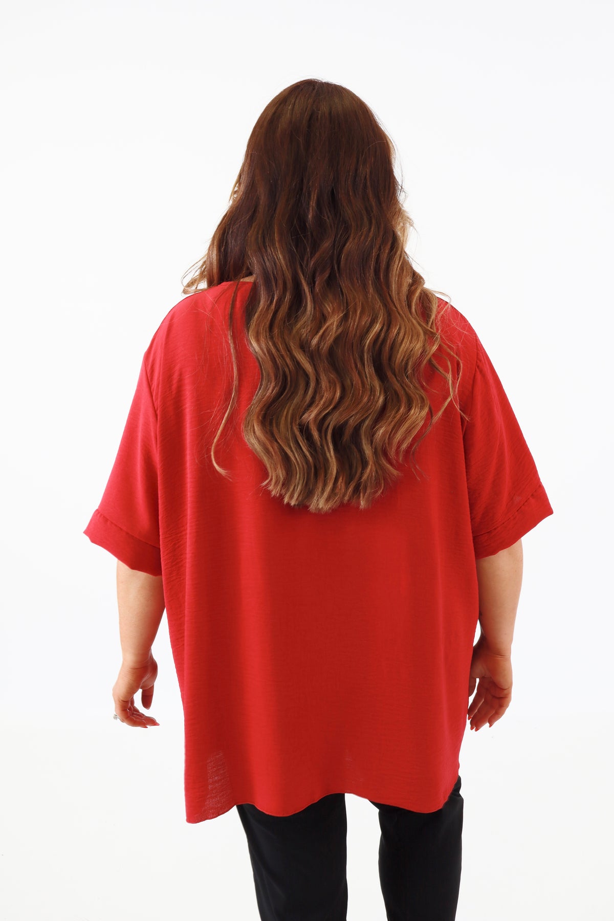 Adaline Blouse in Wine