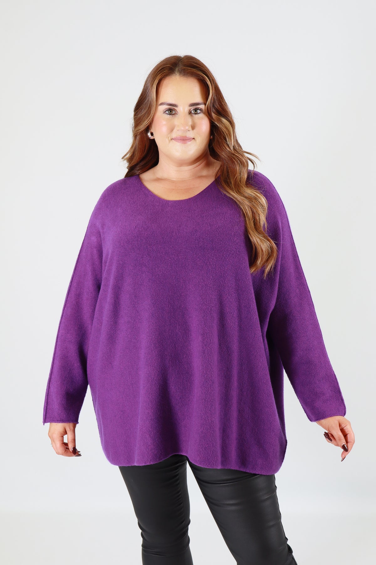 Alina Jumper in Purple