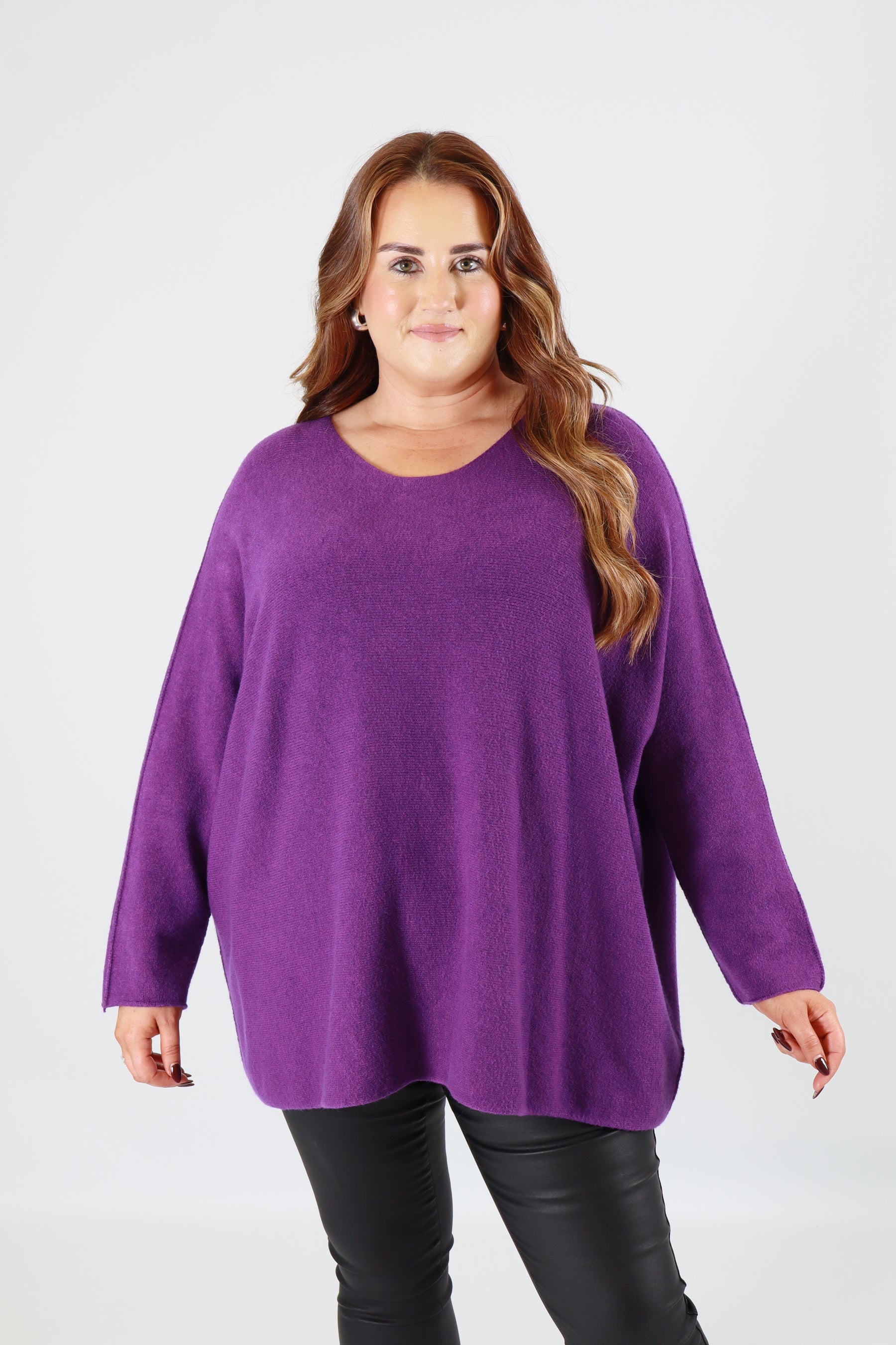 Alina Jumper in Purple