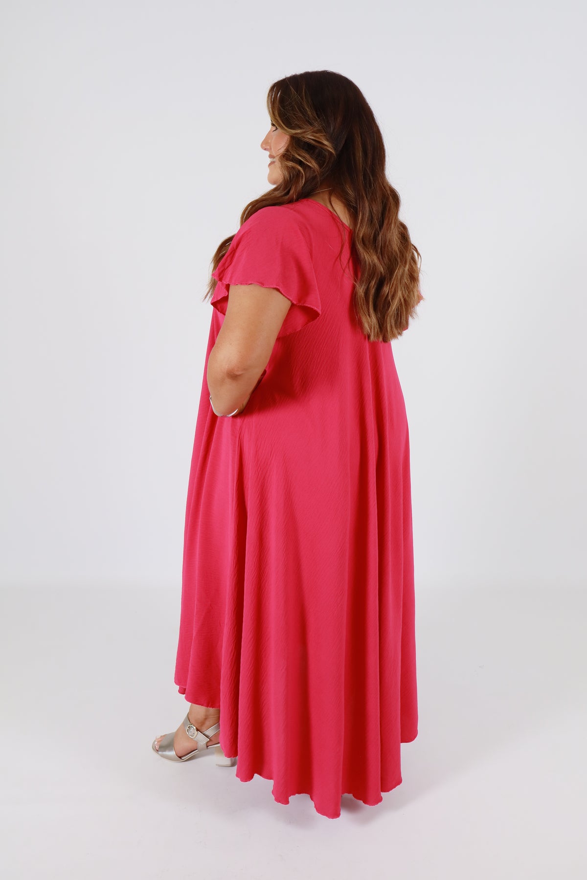 Amelia Dress in Fuchsia