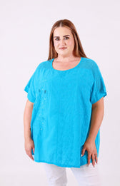 Amy Blouse in Blue