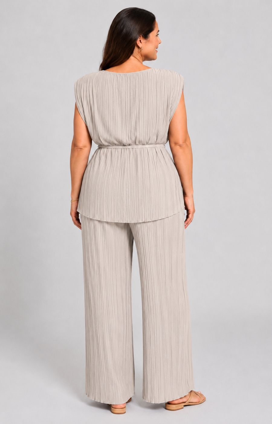 Ansley Co-ord in Beige