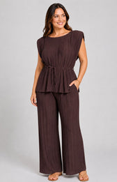 Ansley Co-ord in Brown