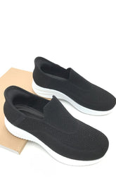 Black Slip On Trainer